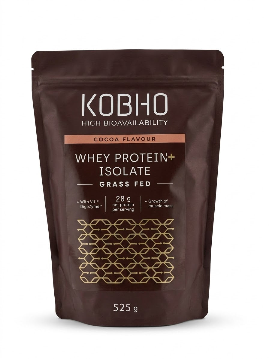 Proteína Whey aislada sabor cacao 525g