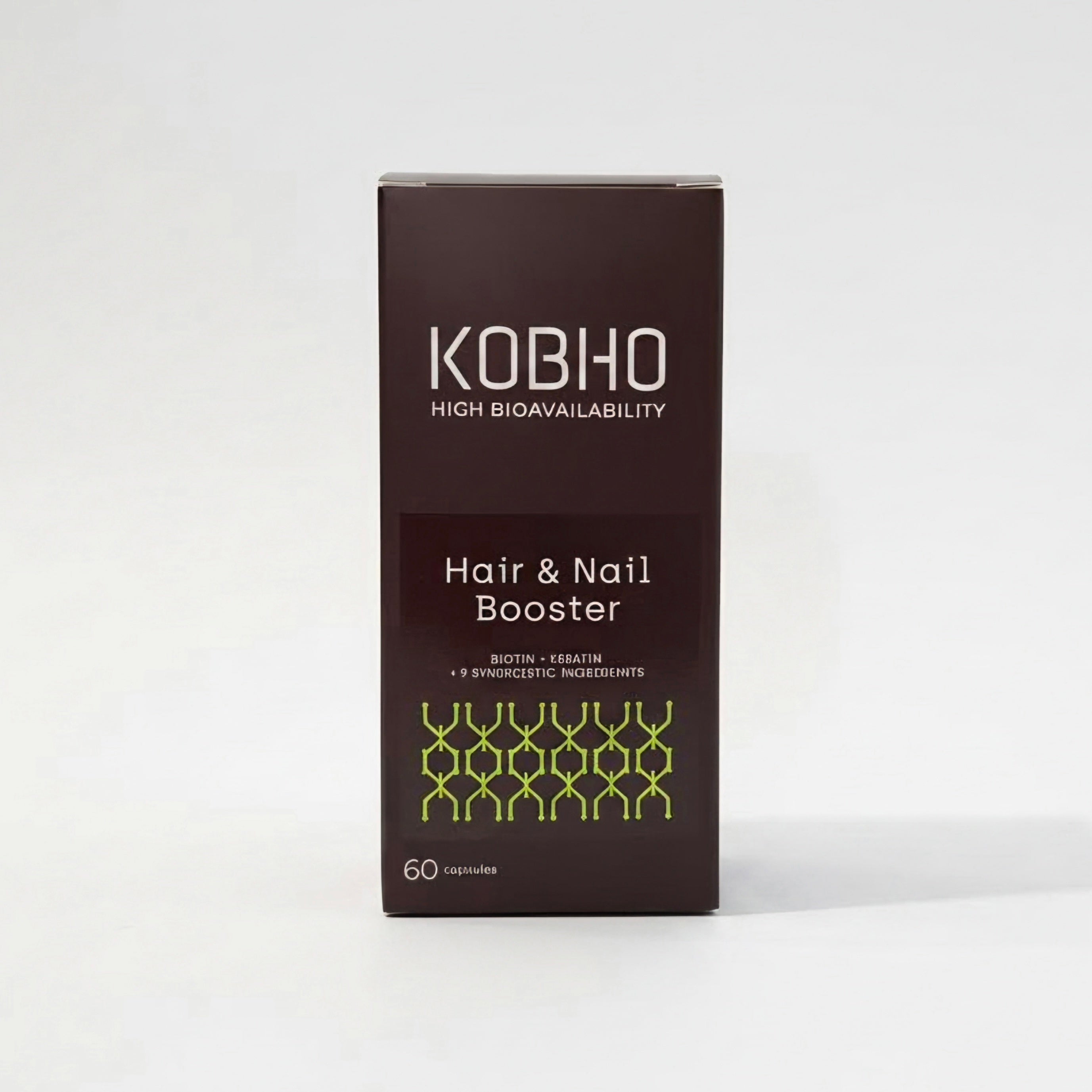 Biotin + Keratin Kobho 60 cápsulas