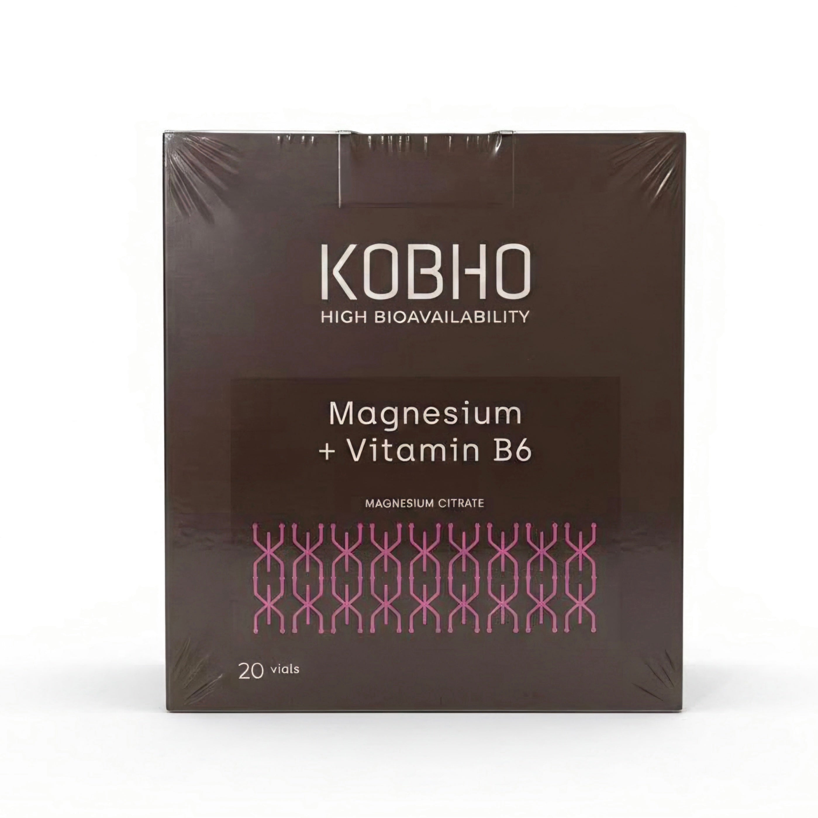 Magnesium + Vitamin B6 Kobho 20 viales 25ml